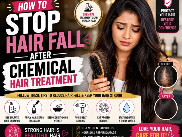 How to Stop Hair Fall After Chemical Hair Treatment: Expert Salon Guide