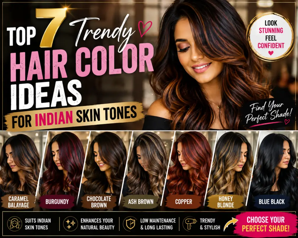 Top 7 Trendy Hair Color Ideas for Indian Skin Tones