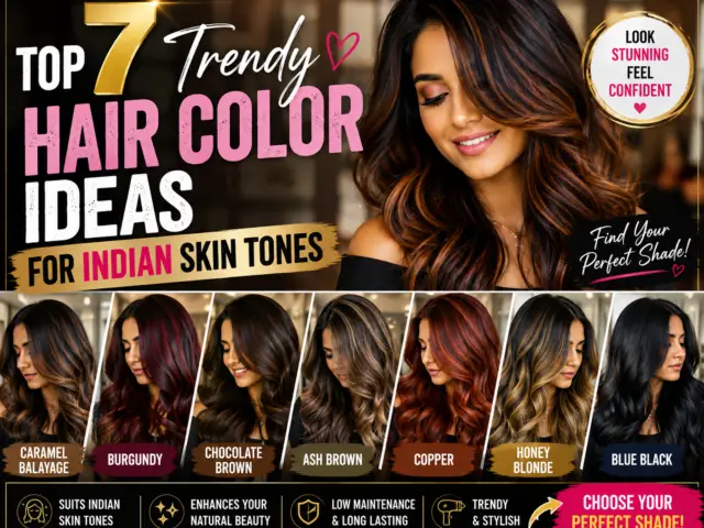 Top 7 Trendy Hair Color Ideas for Indian Skin Tones (2026 Edition)